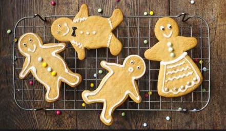 WVARA Holiday Party Graphic Gingerbread cookies